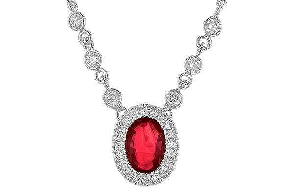 B190-52287: NECK .70 RUBY .94 TGW (17")