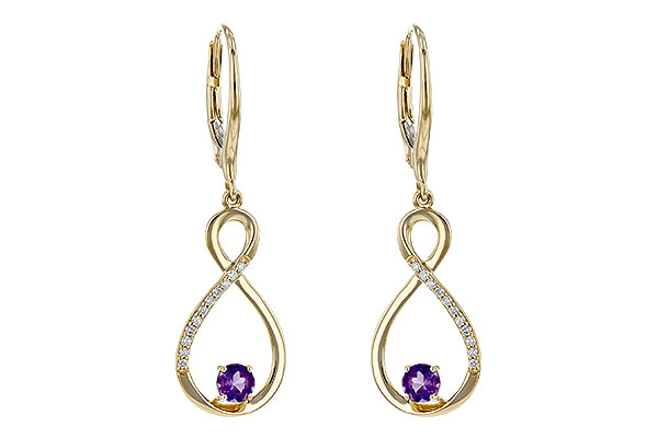B190-54178: EARR .27 AMETHYST .35 TGW