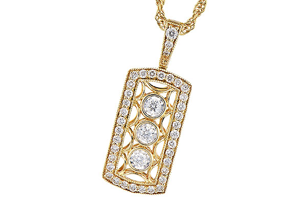 B273-24141: NECKLACE .40 TW