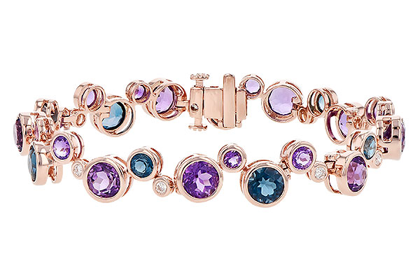 B273-25023: BRACELET 13.90 SEMI-PREC 14.20 TGW
