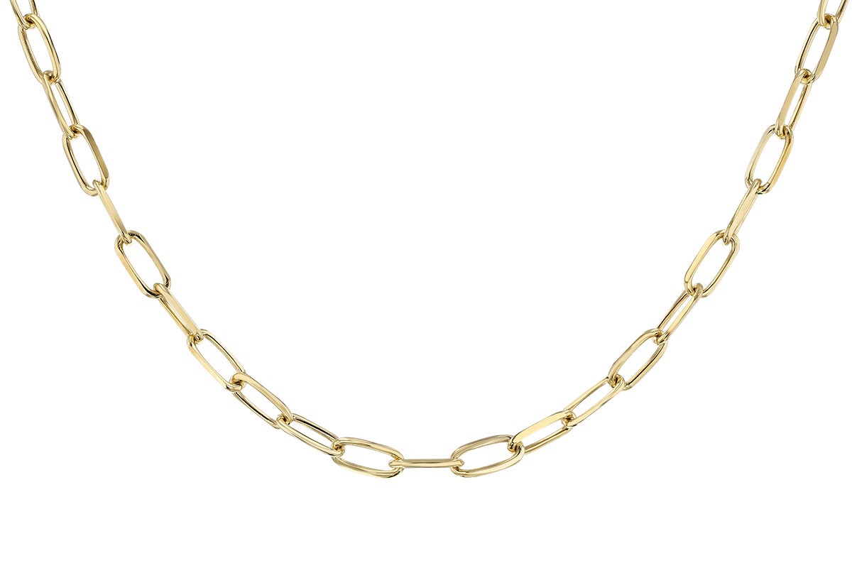 B274-15078: PAPERCLIP XL (18IN, 5.2MM, 14KT, LOBSTER CLASP)