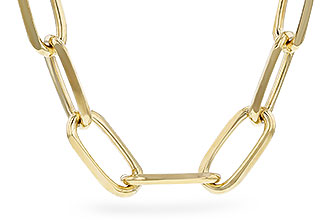 B274-15078: PAPERCLIP XL (18IN, 5.2MM, 14KT, LOBSTER CLASP)
