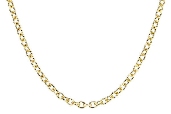 B274-15941: CABLE CHAIN (20IN, 1.3MM, 14KT, LOBSTER CLASP)