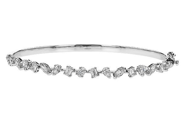 B274-16896: BANGLE 1.70 TW FANCY CUT DIAS