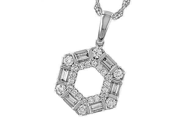 B275-01387: NECKLACE .14 TW BAG .50 TW