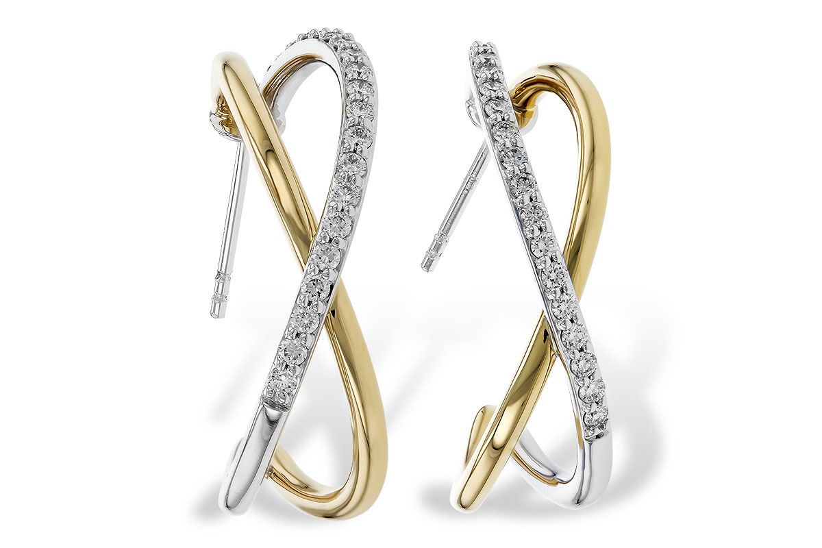 B275-02350: EARRINGS .50 TW