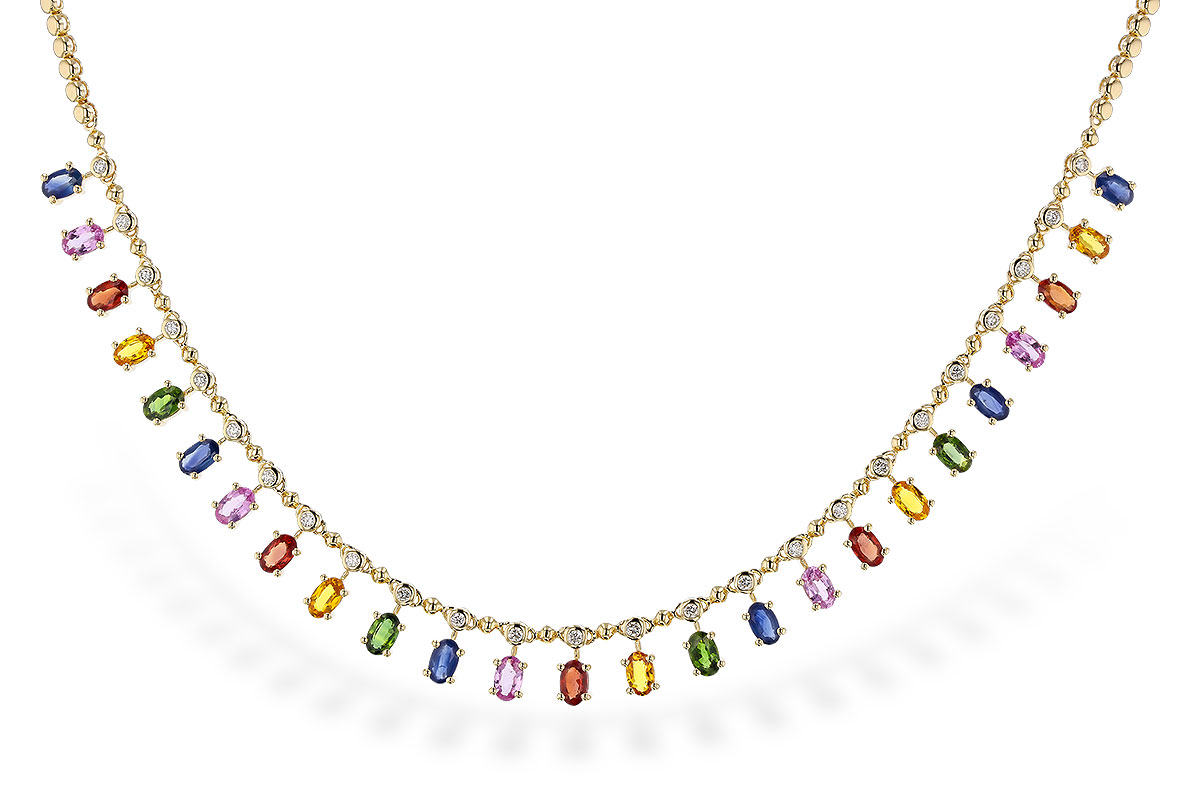 B275-04114: NECK 6.75 MULTI-COLOR SAPP 7.21 TGW (17.25")
