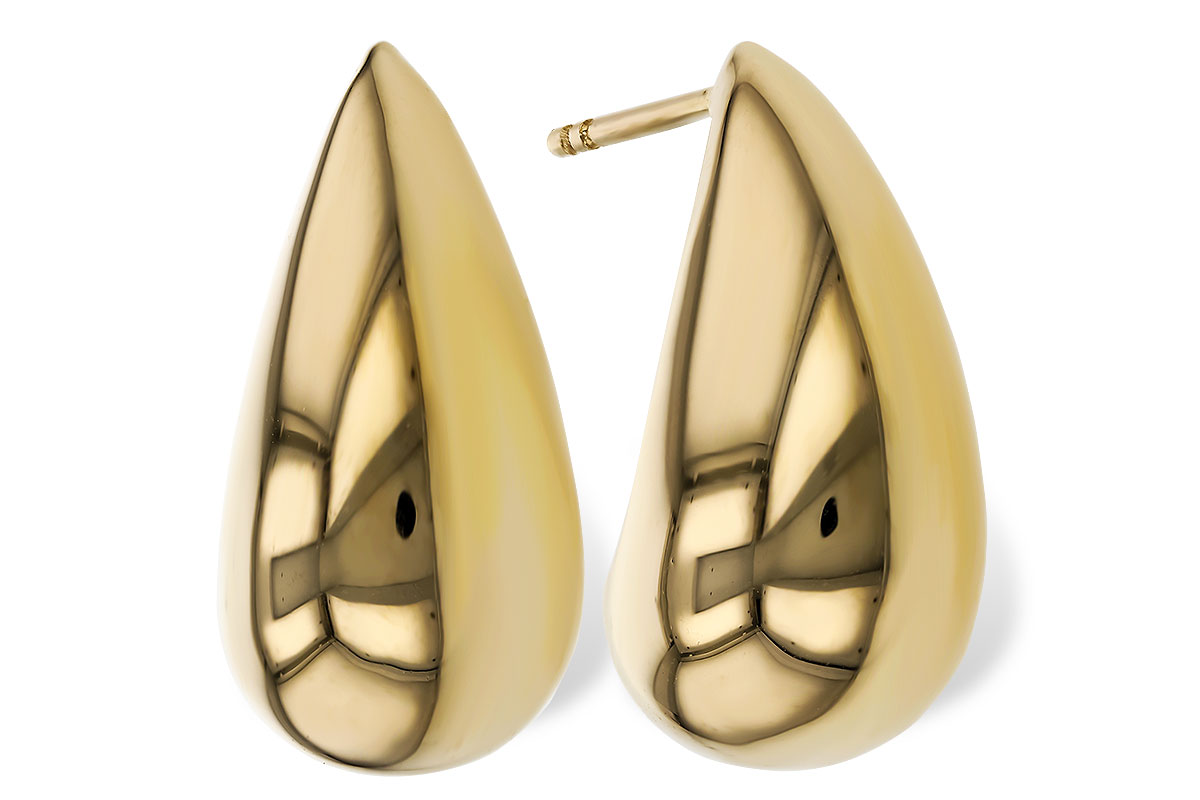 B275-05950: GOLD EARRINGS (20MM)