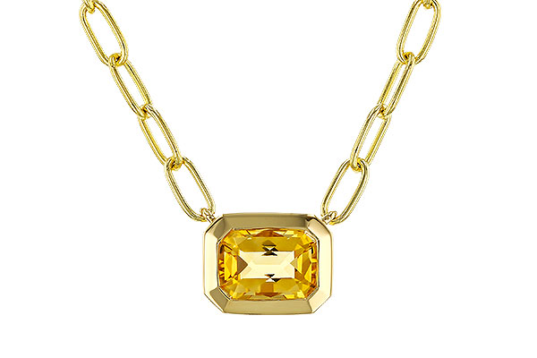 B275-05978: NECKLACE .86 CITRINE (18")