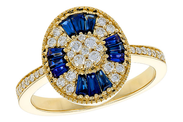 B275-06896: LDS RG .56 TW SAPPHIRE .86 TGW