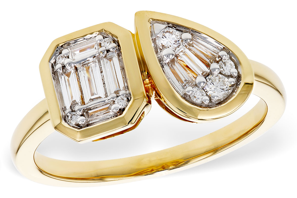 B275-07796: LDS DIA RG .17 TW BAGUETTE .25 TW