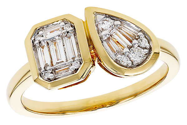 B275-07796: LDS DIA RG .17 TW BAGUETTE .25 TW