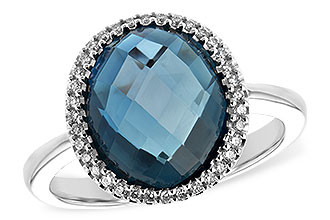 C189-56832: LDS RG 5.31 LONDON BLUE TOPAZ 5.45 TGW
