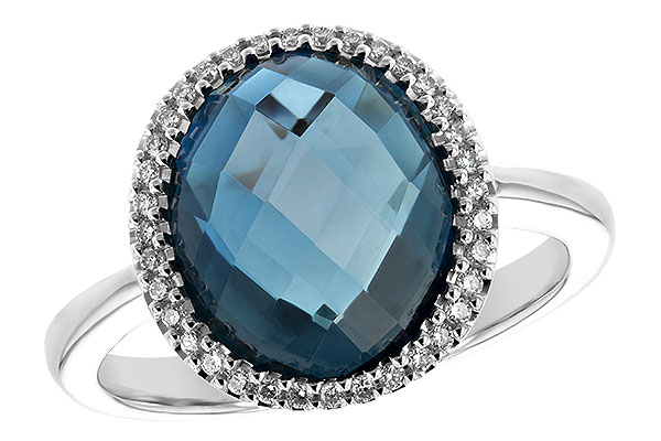 C189-56832: LDS RG 5.31 LONDON BLUE TOPAZ 5.45 TGW
