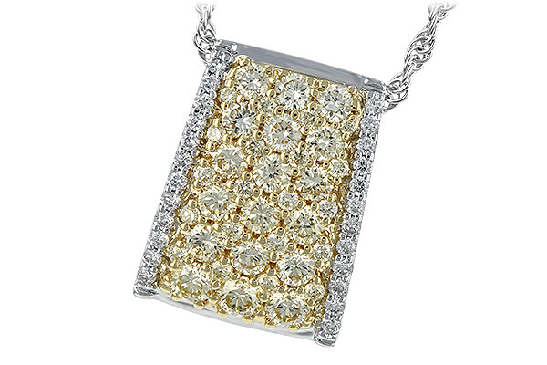 C189-56859: NECK .95 YELLOW DIAS 1.09 TW