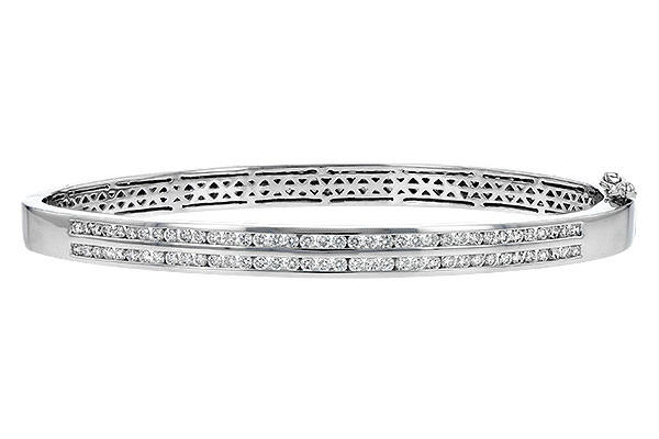 C189-63241: BANGLE BRACELET 1.00 TW (2 ROW)