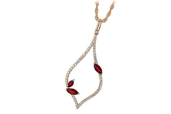 C190-45959: NECK .36 RUBY .56 TGW