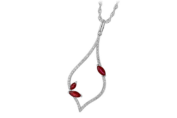 C190-45959: NECK .36 RUBY .56 TGW