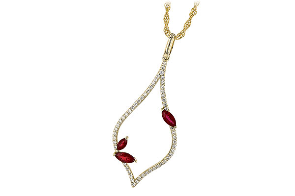 C190-45959: NECK .36 RUBY .56 TGW