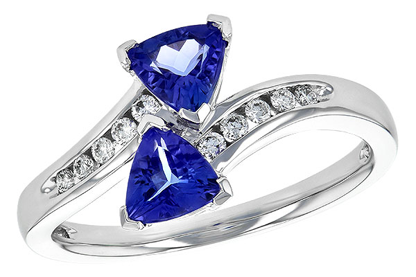 C190-45996: LDS RG .77 TW TANZANITE .90 TGW