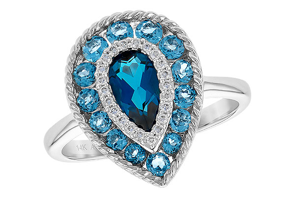 C190-49623: LDS RG 1.52 TW BLUE TOPAZ 1.60 TGW