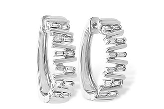 C190-50532: EARR .30 TW BAGUETTE DIAS