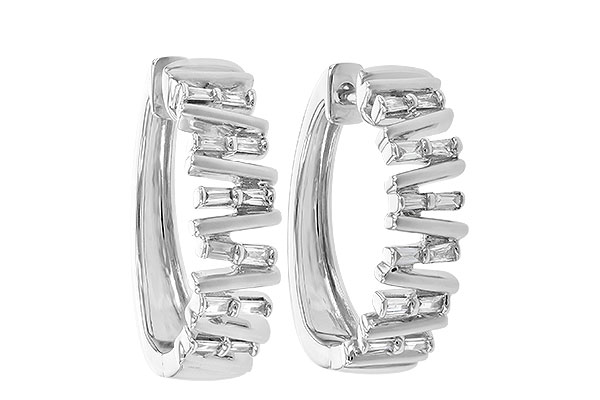 C190-50532: EARR .30 TW BAGUETTE DIAS