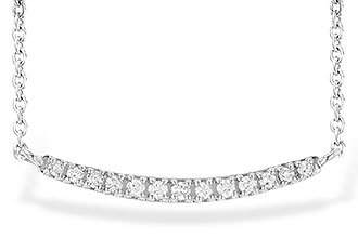 C190-51405: NECKLACE .10 TW (13 STONES)