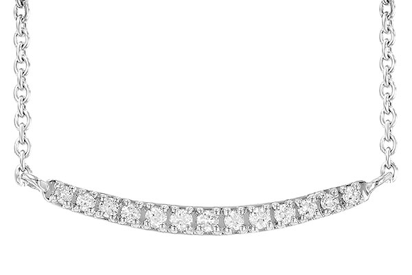C190-51405: NECKLACE .10 TW (13 STONES)