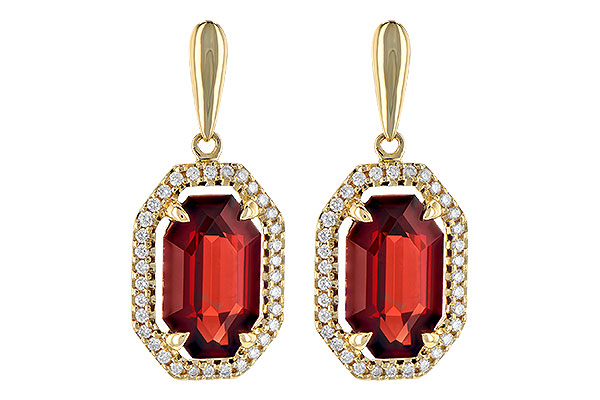 C190-51423: EARR 3.30 TW GARNET 3.49 TGW