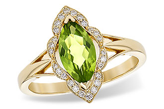 C190-51432: LDS RG .94 PERIDOT 1.05 TGW