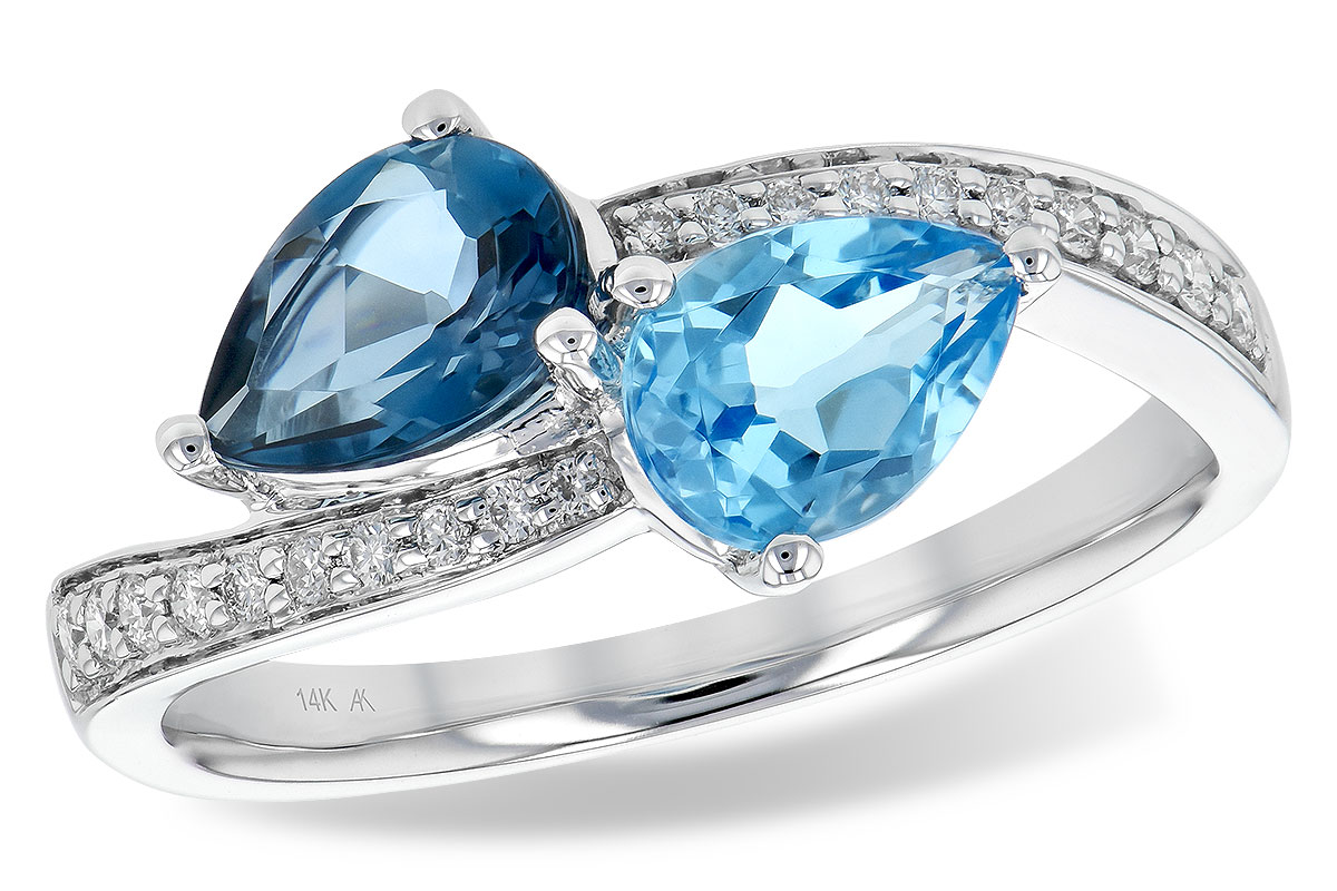 C190-52323: LDS RG 1.52 BLUE TOPAZ 1.66 TGW