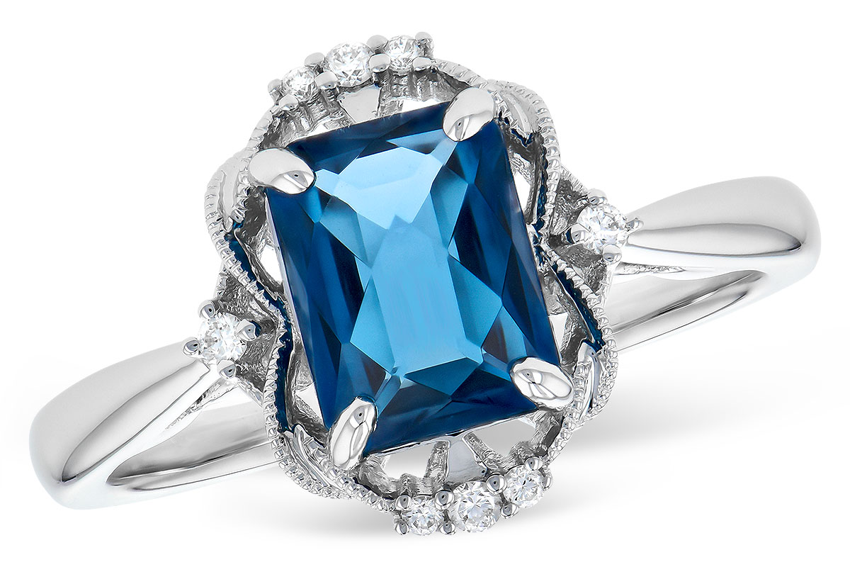 C273-21396: LDS RG 1.70 LONDON BLUE TOPAZ 1.76 TGW