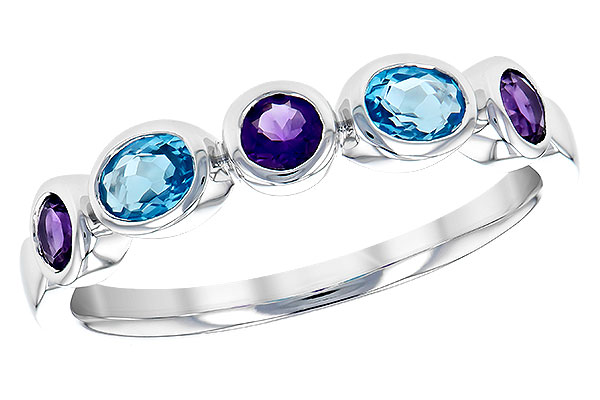 C273-21405: LDS RG .65 SEMI-PRECIOUS TW (AMY,BLUE TOPAZ)