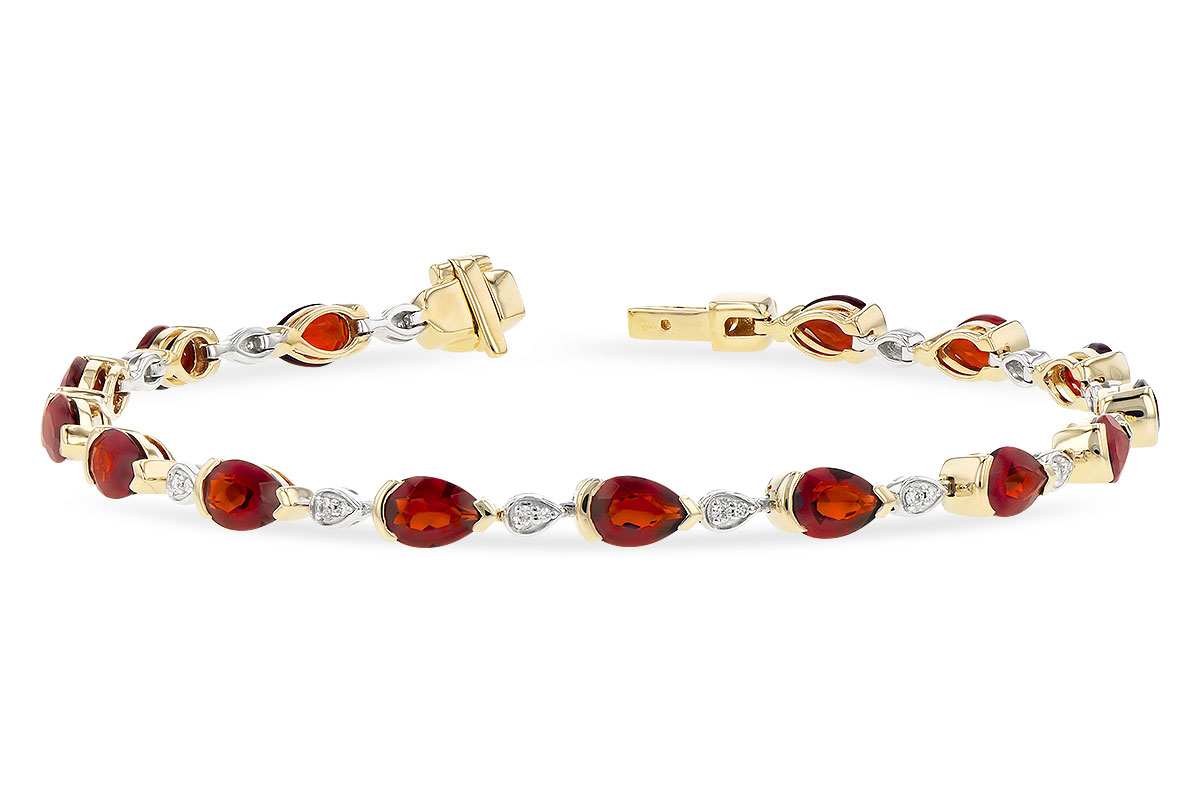 C273-22296: BRACELET 6.44 GARNET 6.60 TGW