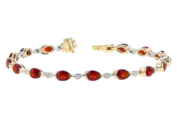 C273-22296: BRACELET 6.44 GARNET 6.60 TGW