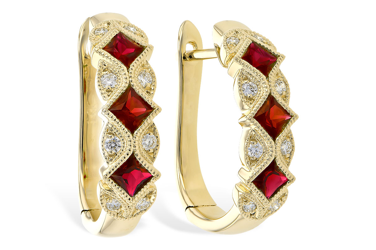 C273-24150: EARR .75 RUBY .87 TGW