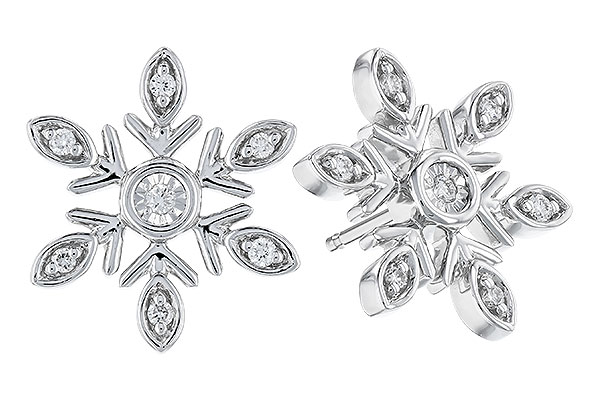 C274-12323: EARRINGS .07 TW
