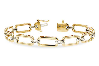 C274-15032: BRACELET .25 TW (7.5" - D189-60505 WITH LARGER LINKS)
