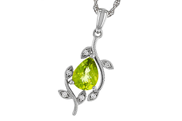 C275-03223: NECKLACE 1.16 PERIDOT 1.21 TGW (8x6MM PER)
