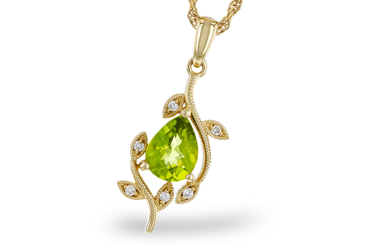 C275-03223: NECKLACE 1.16 PERIDOT 1.21 TGW (8x6MM PER)