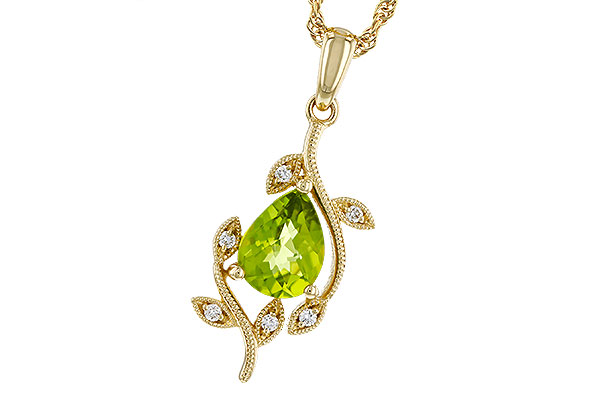 C275-03223: NECKLACE 1.16 PERIDOT 1.21 TGW (8x6MM PER)