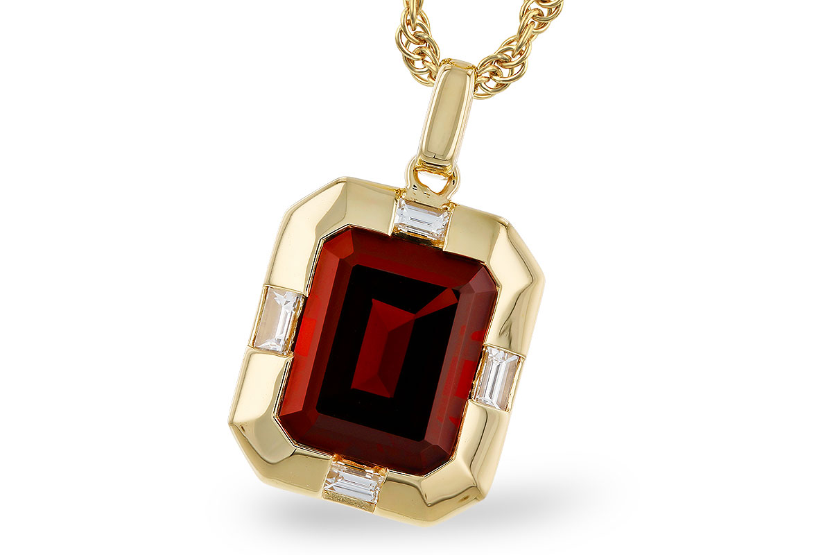 C275-04150: NECKLACE 3.65 GARNET 3.82 TGW (10x8MM GAR)