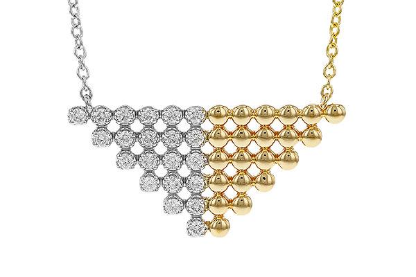 C275-05996: NECKLACE .37 TW (18")