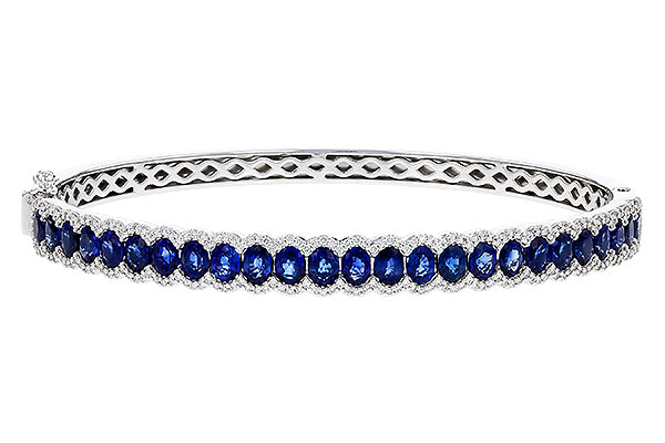 C275-07741: BANGLE 5.09 TW SAPPHIRE 5.65 TGW