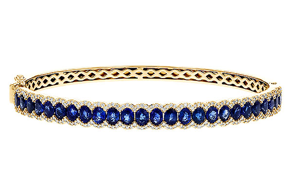 C275-07741: BANGLE 5.09 TW SAPPHIRE 5.65 TGW