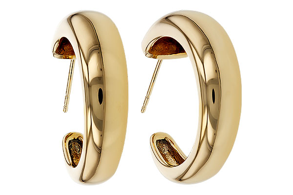 C275-07750: GOLD EARRINGS (20MM)