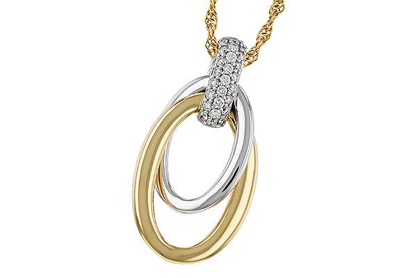 C275-08641: NECKLACE .15 TW