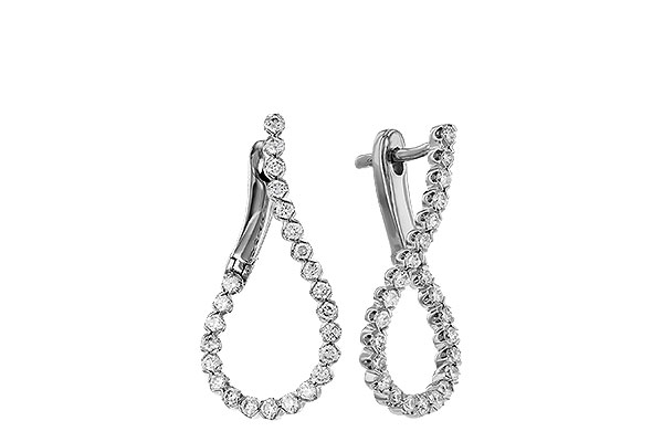 C275-91414: EARRINGS .50 TW