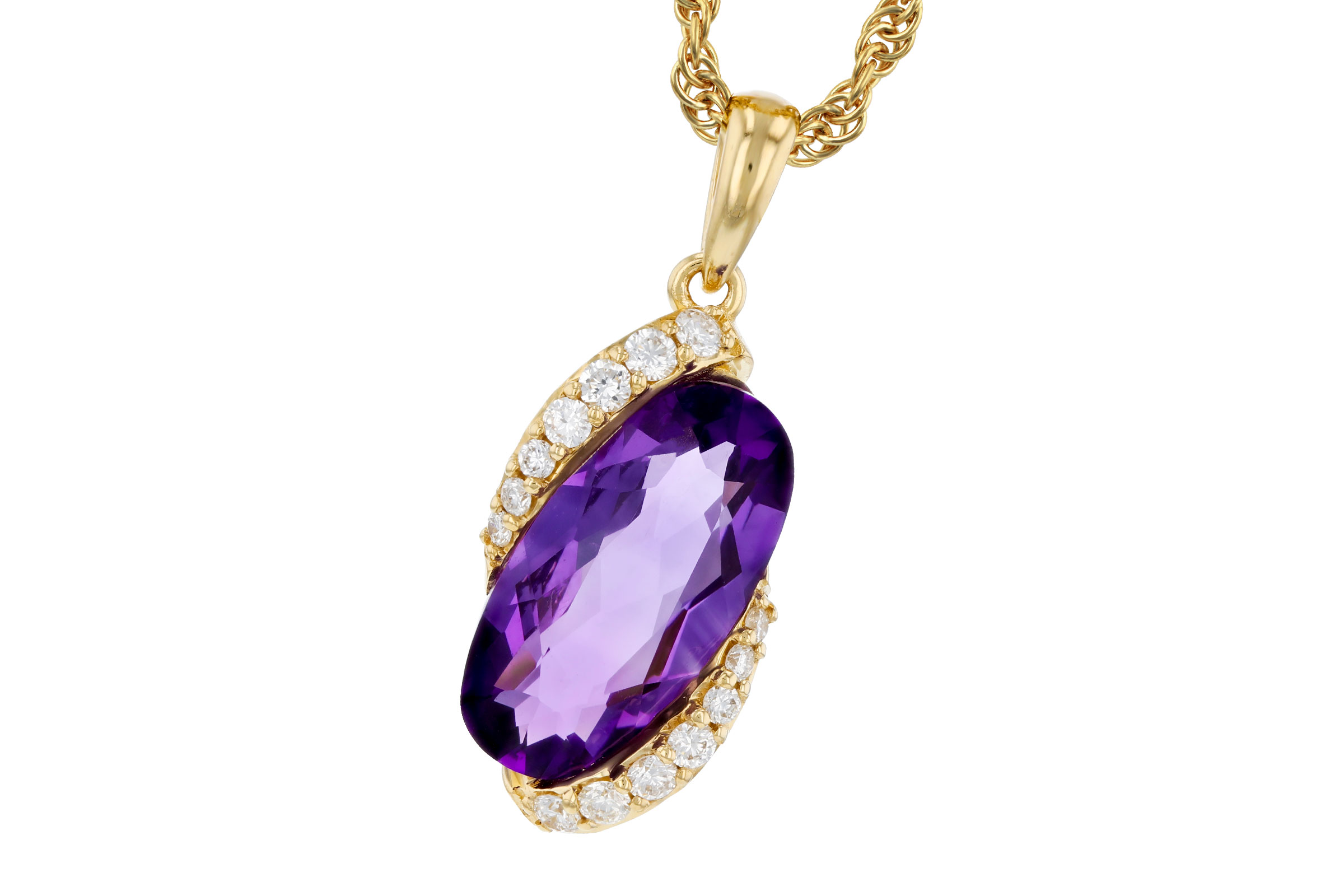 C275-93223: NECK 1.72 AMETHYST 1.84 TGW (12x6MM AMY)